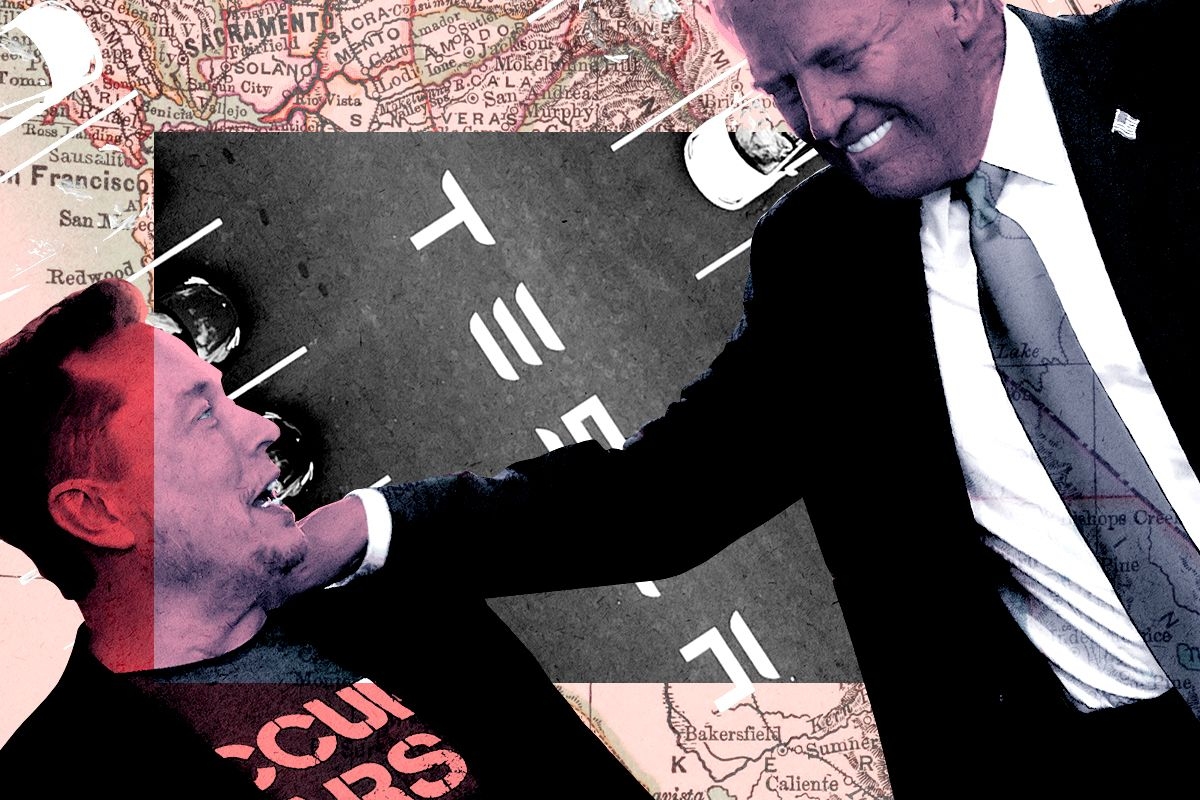 Elon Musk and Donald Trump.