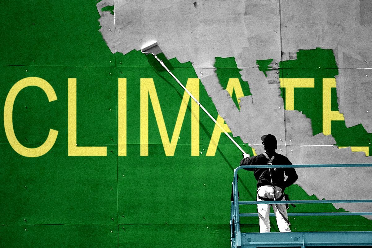 A climate billboard.