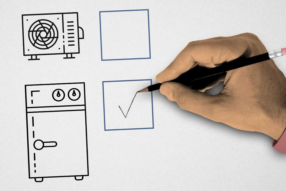 Voting for a boiler.