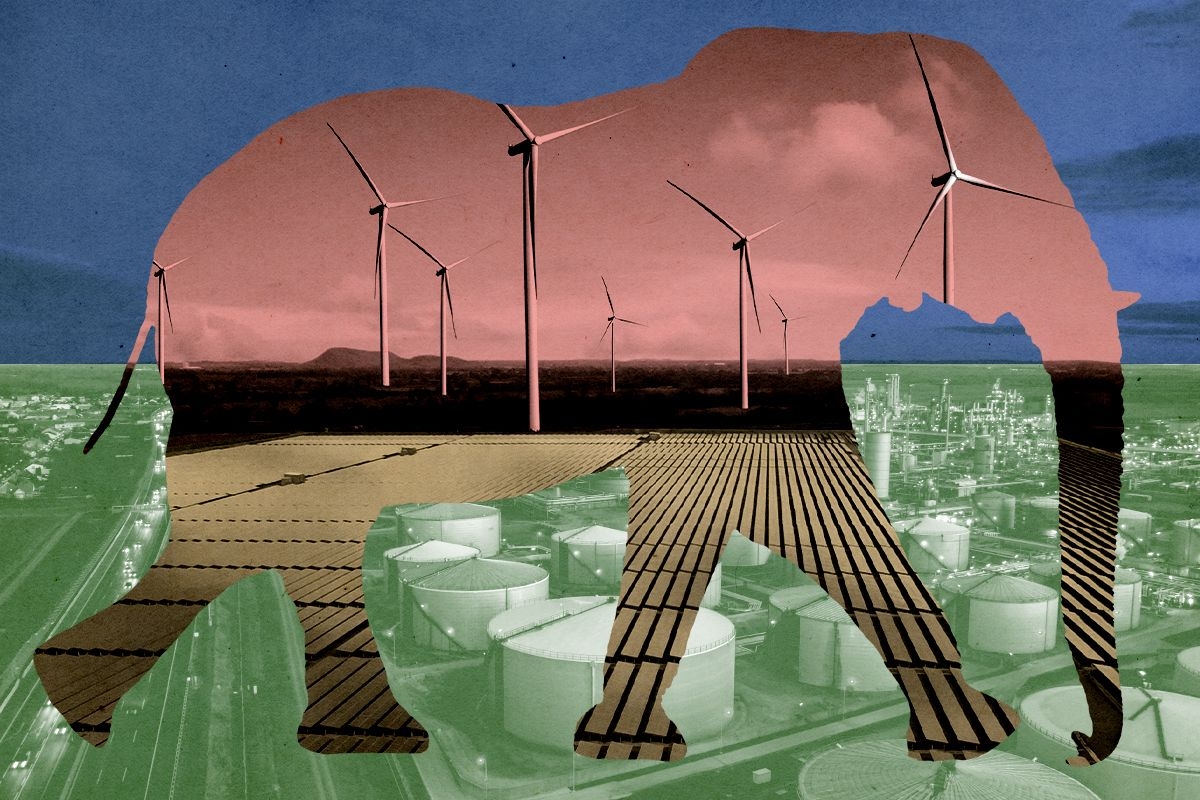 An elephant and forms of energy.