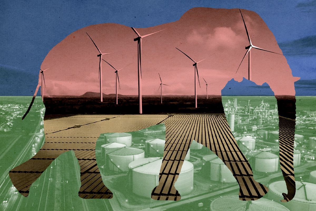 An elephant and forms of energy.