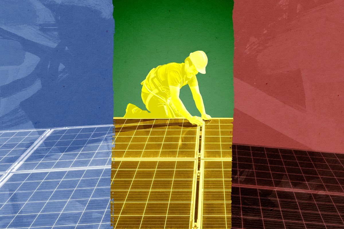 A solar panel installer.