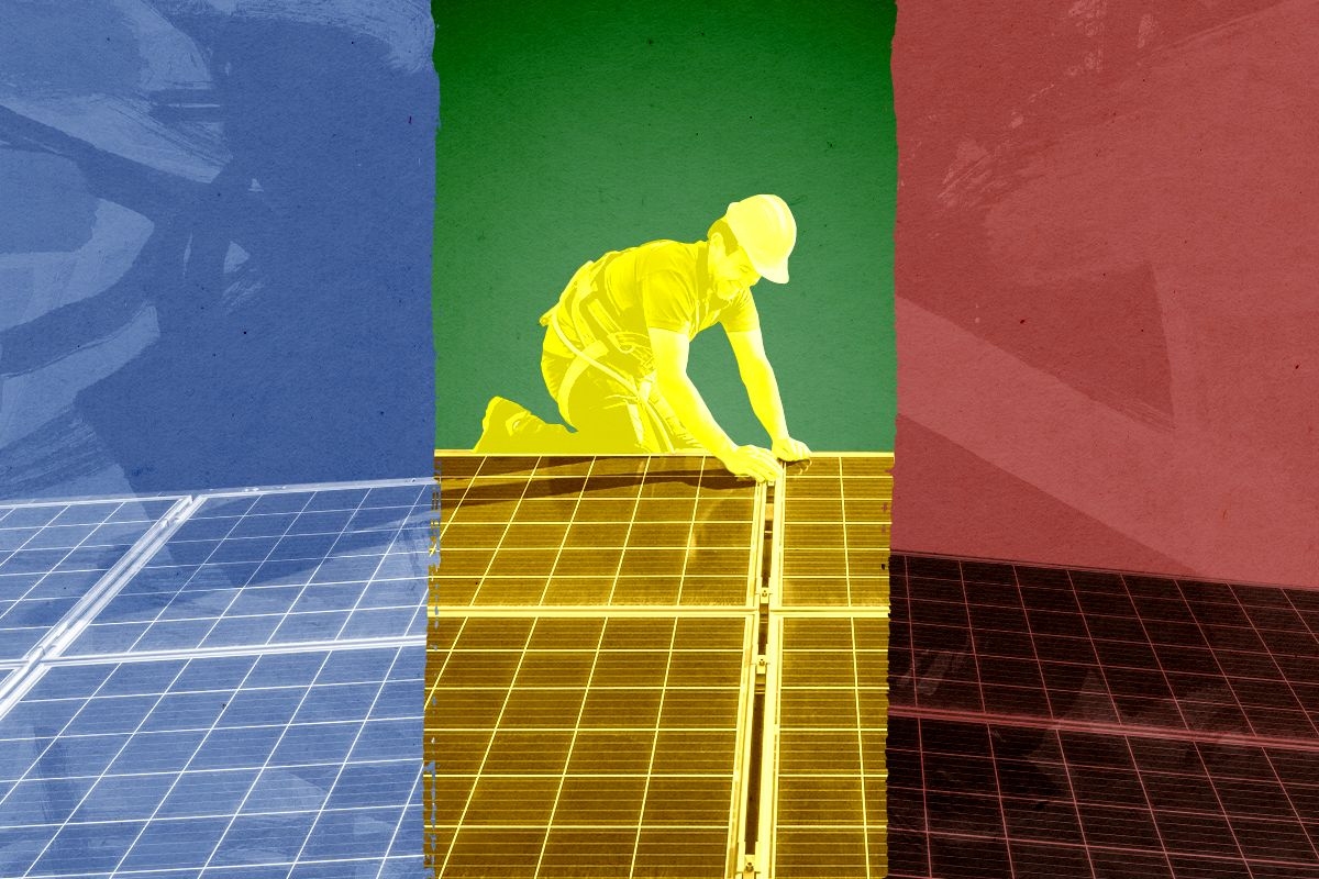 A solar panel installer.