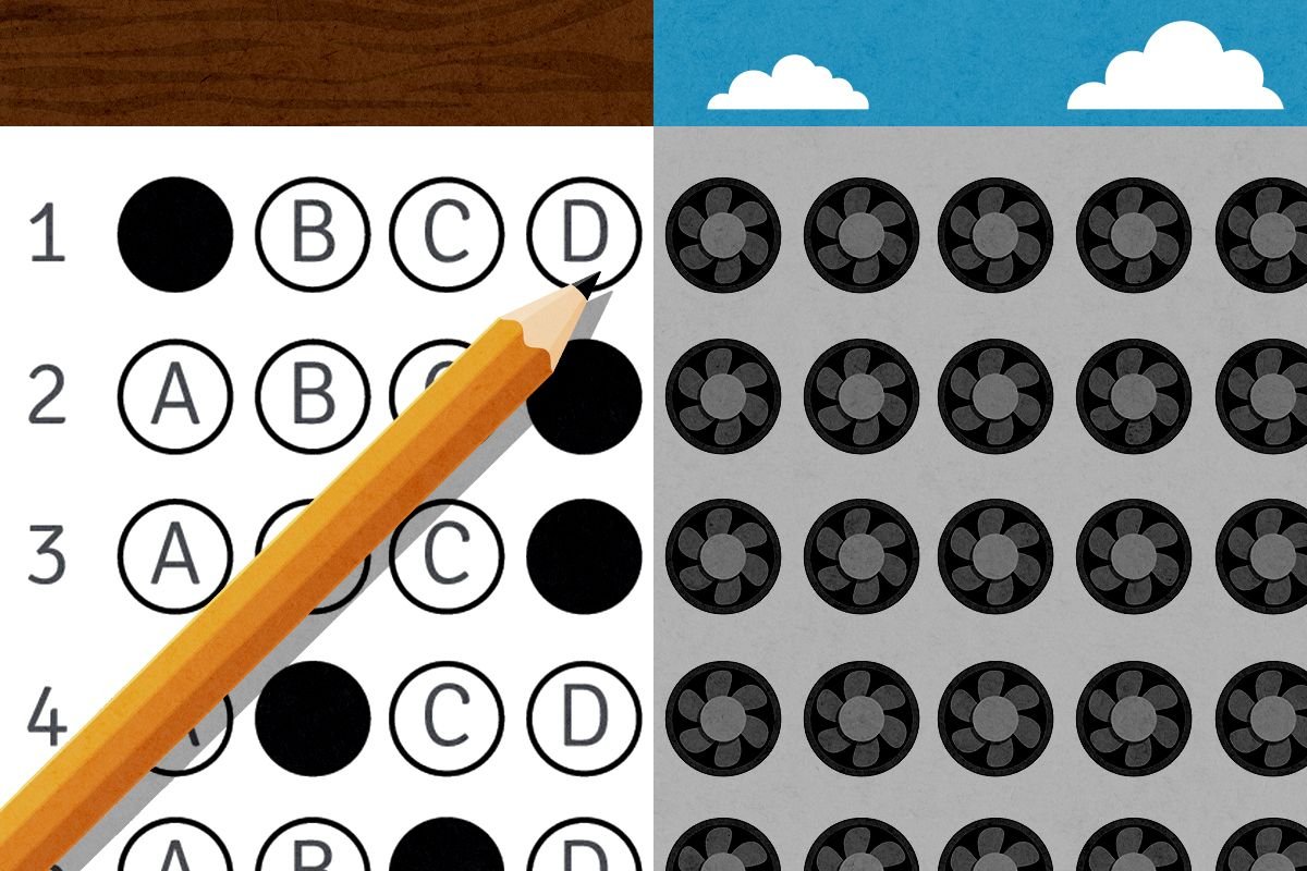 A standardized test and carbon capture.