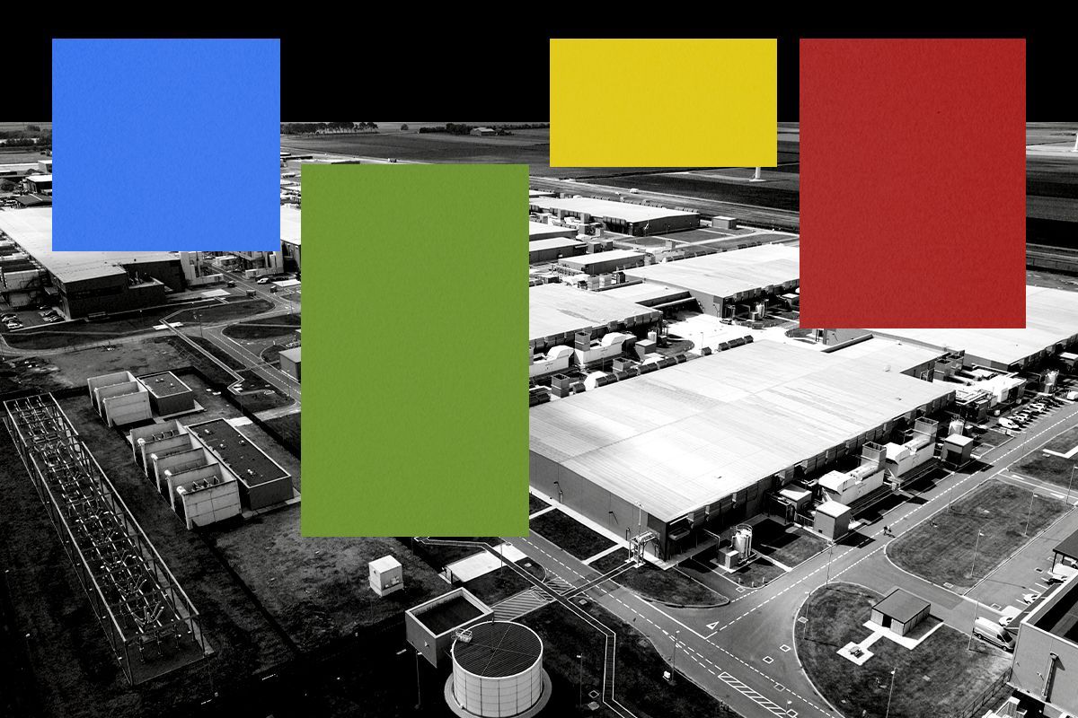 A data center.