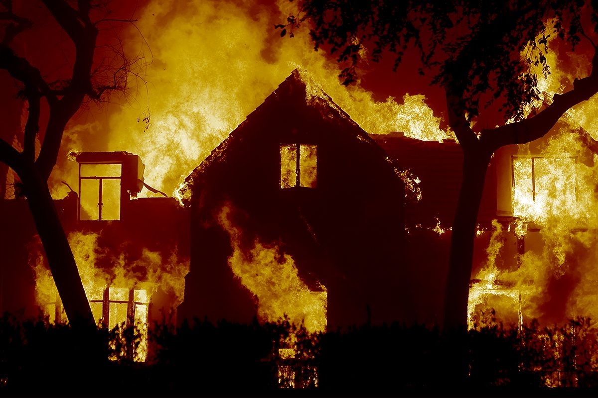 Los Angeles fire.