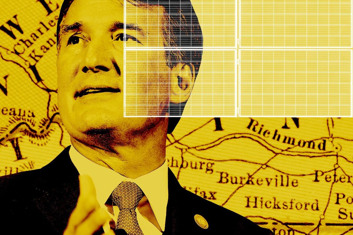 Glenn Youngkin and solar farms.