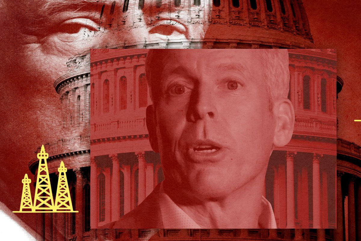 Chris Wright and Donald Trump.