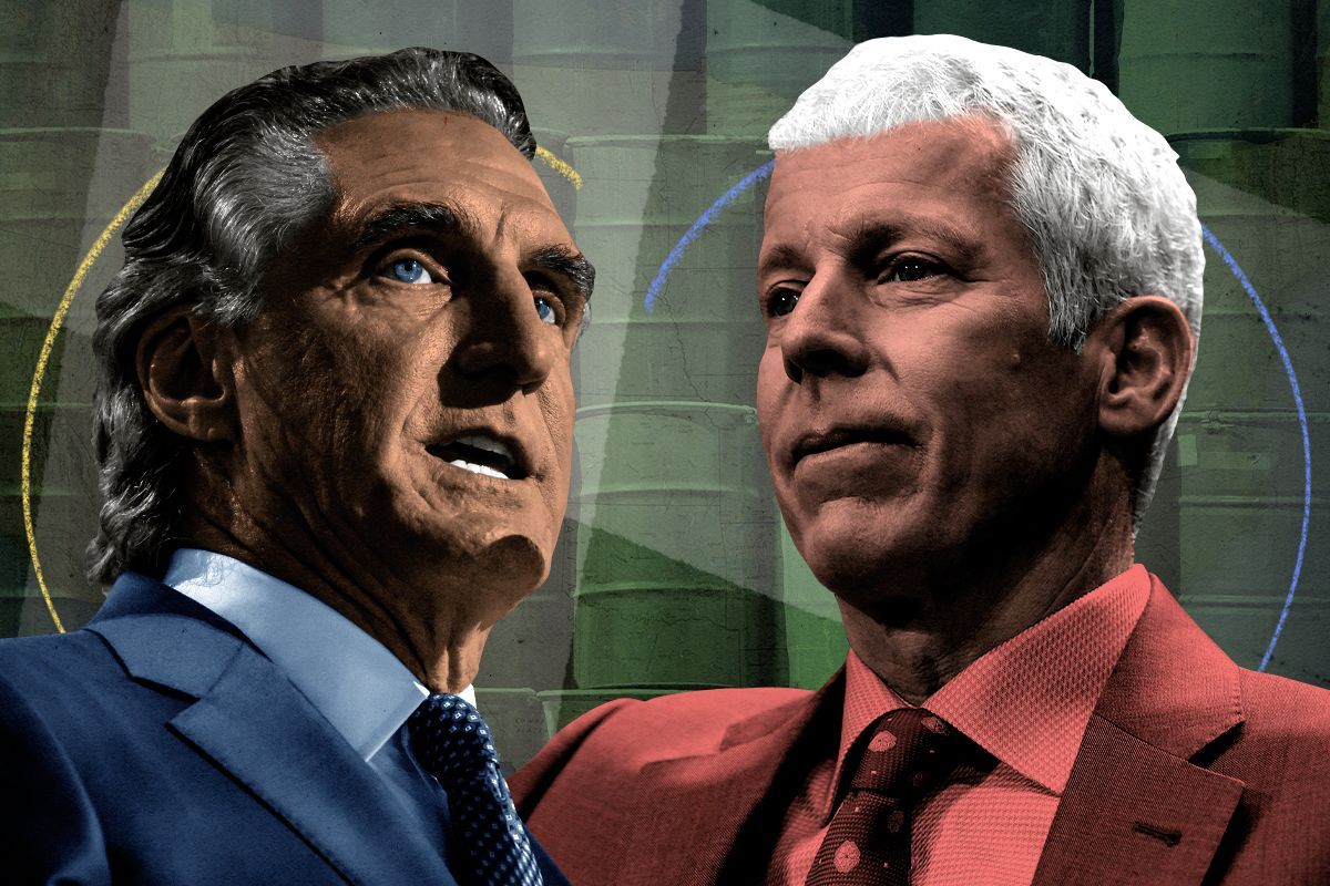 Doug Burgum and Chris Wright.