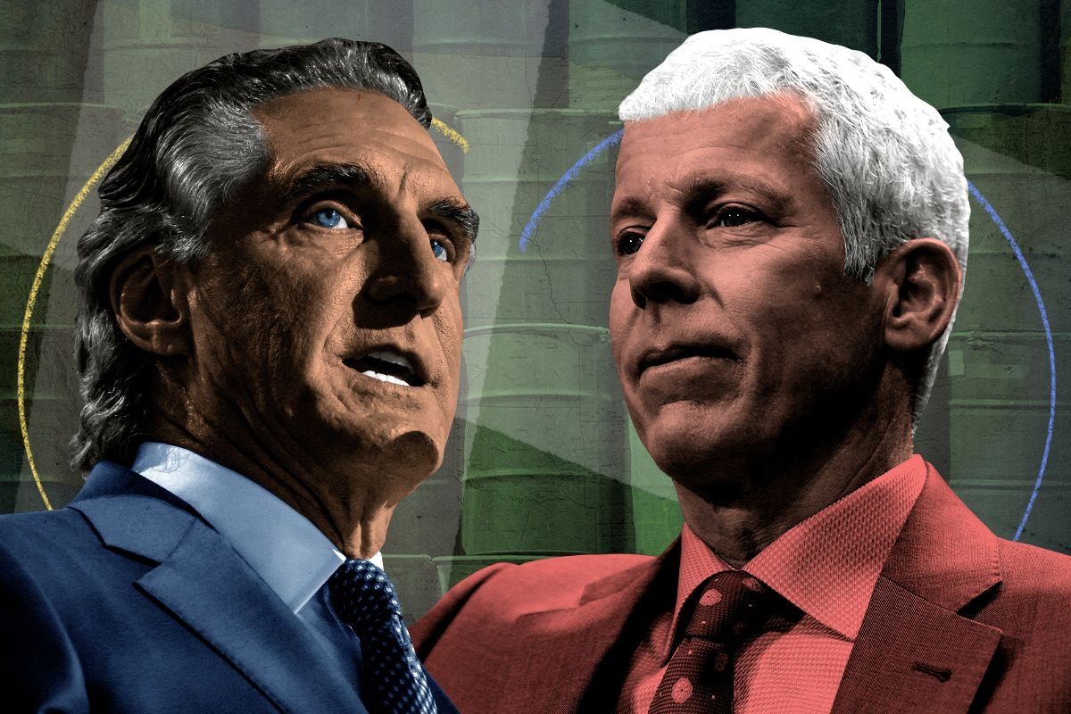 Doug Burgum and Chris Wright.