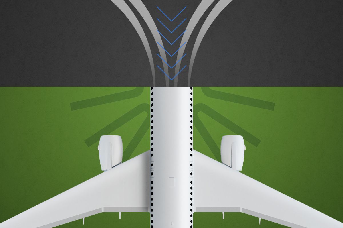 An airplane and carbon capture.