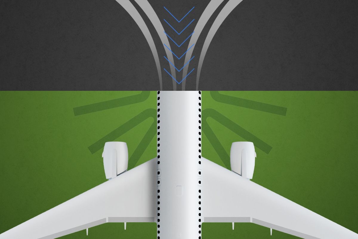 An airplane and carbon capture.