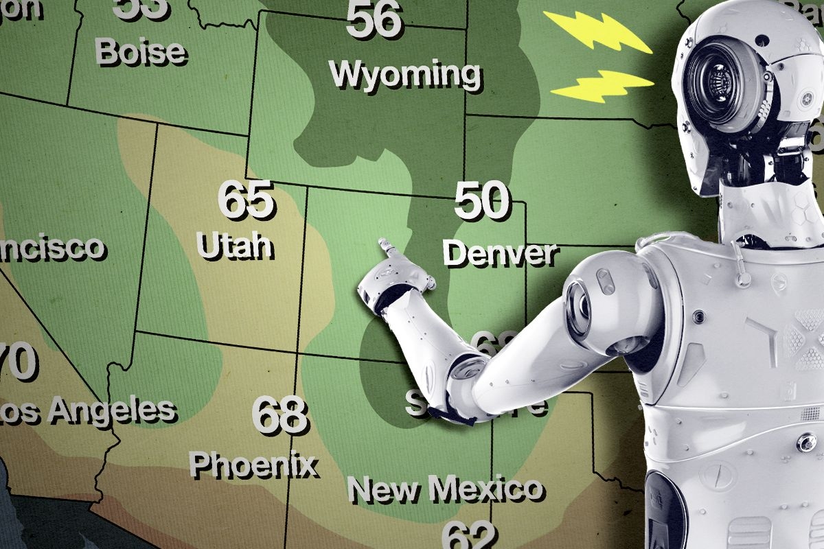 A robot forecaster.