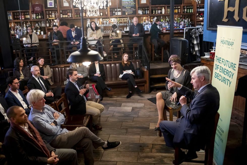 Jael Holtzman and Sheldon Whitehouse.