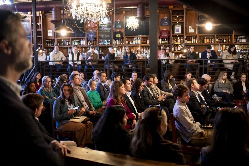 Guests at Heatmap's discussion on energy innovation and security.