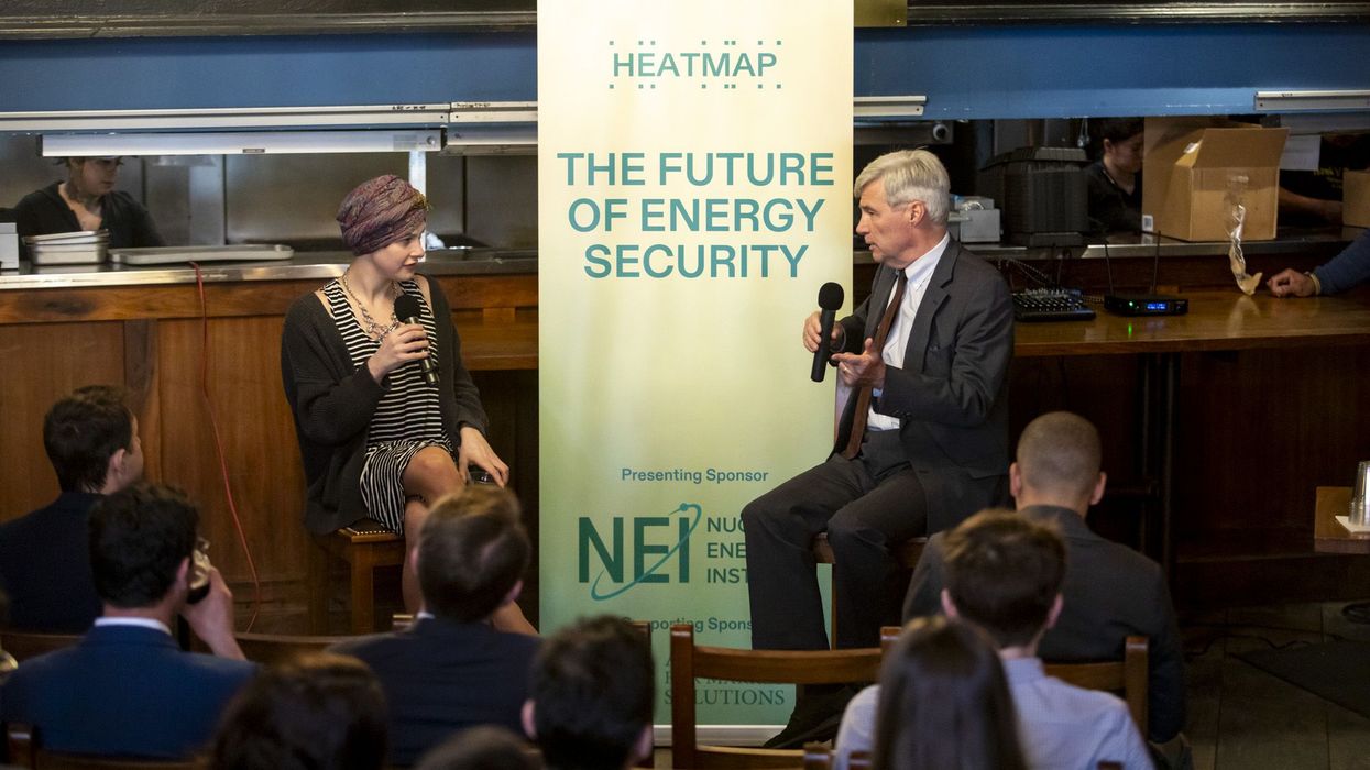 Jael Holtzman and Sheldon Whitehouse.