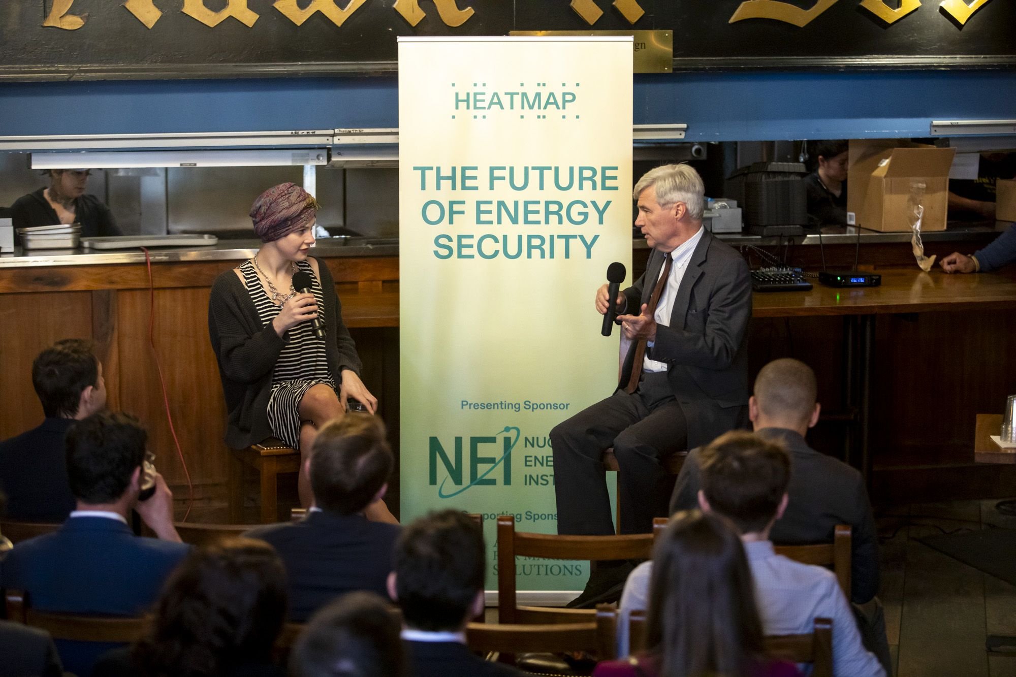 Jael Holtzman and Sheldon Whitehouse.