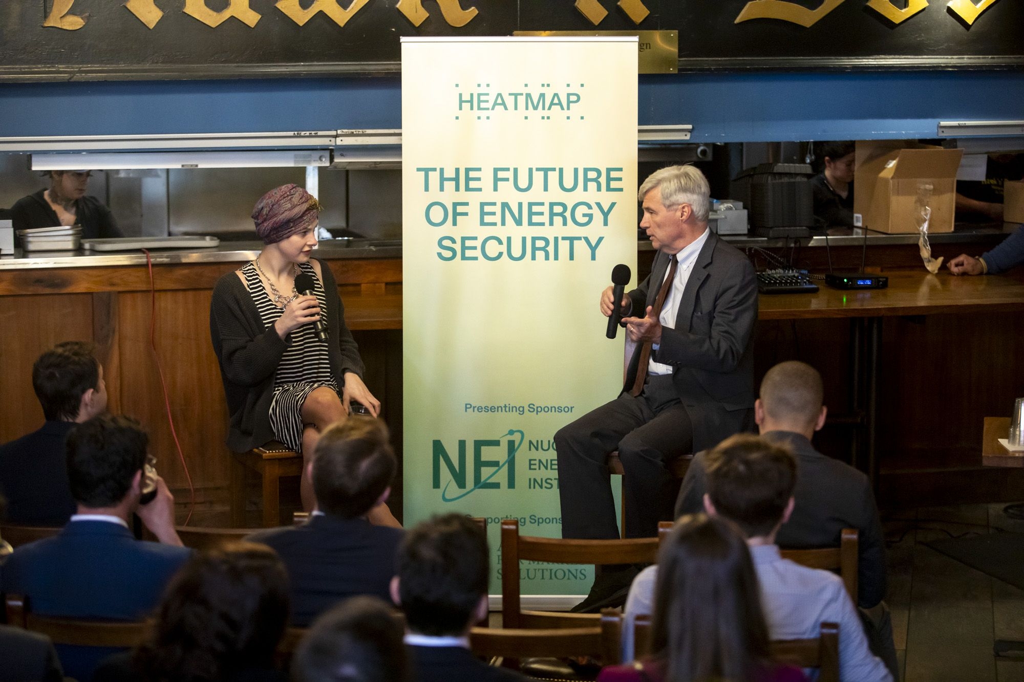 Jael Holtzman and Sheldon Whitehouse.