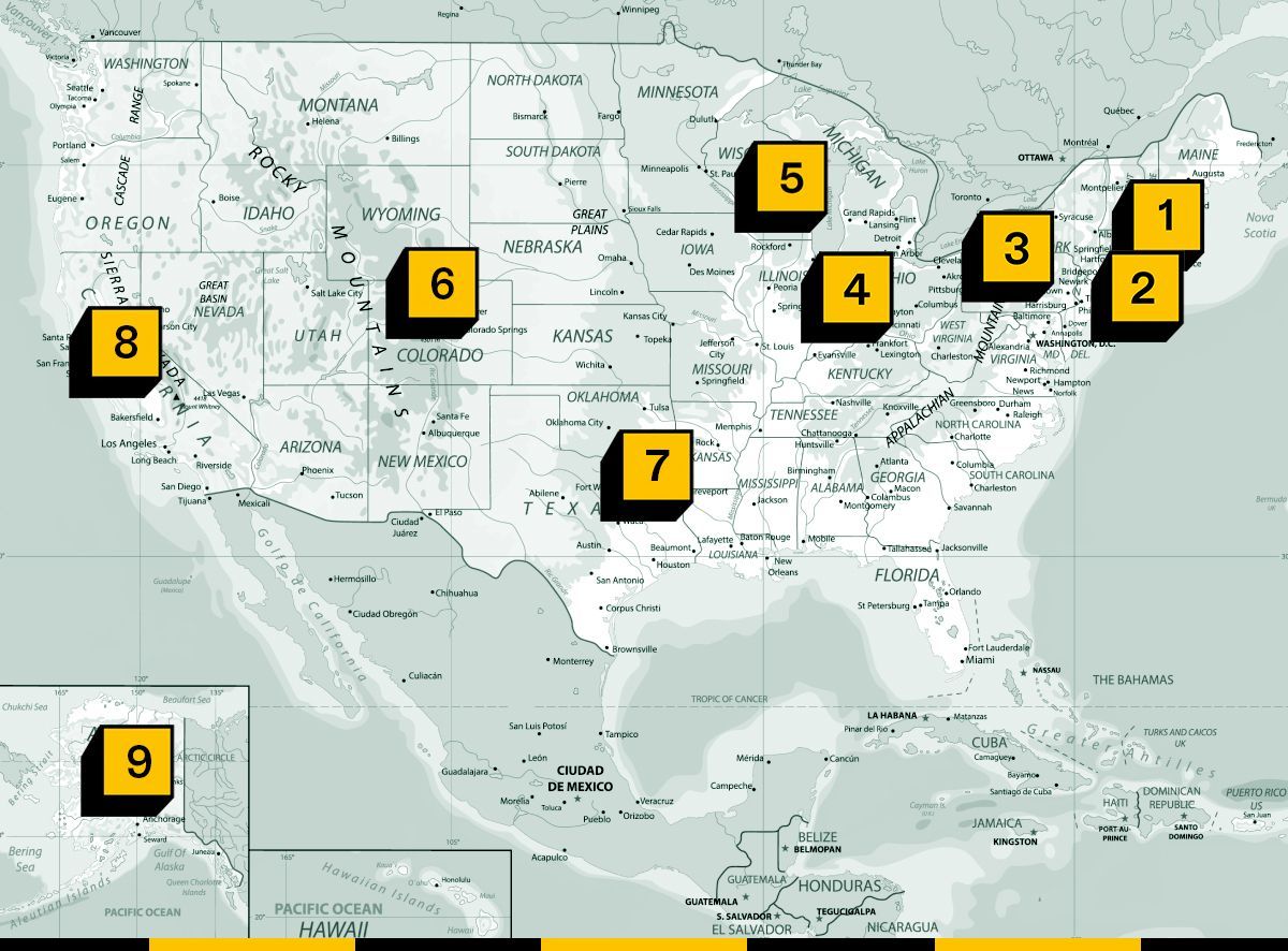 Renewable energy conflicts across the country.