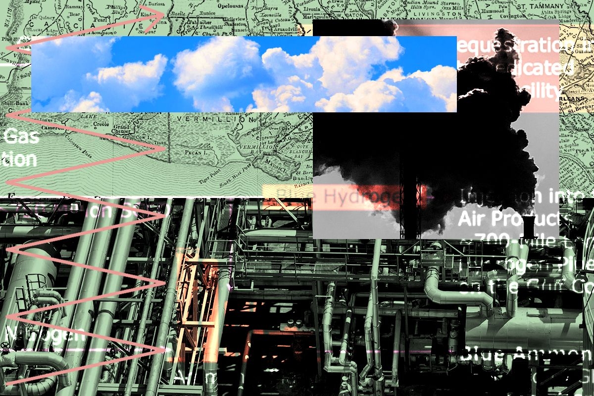 Pollution and clean skies.