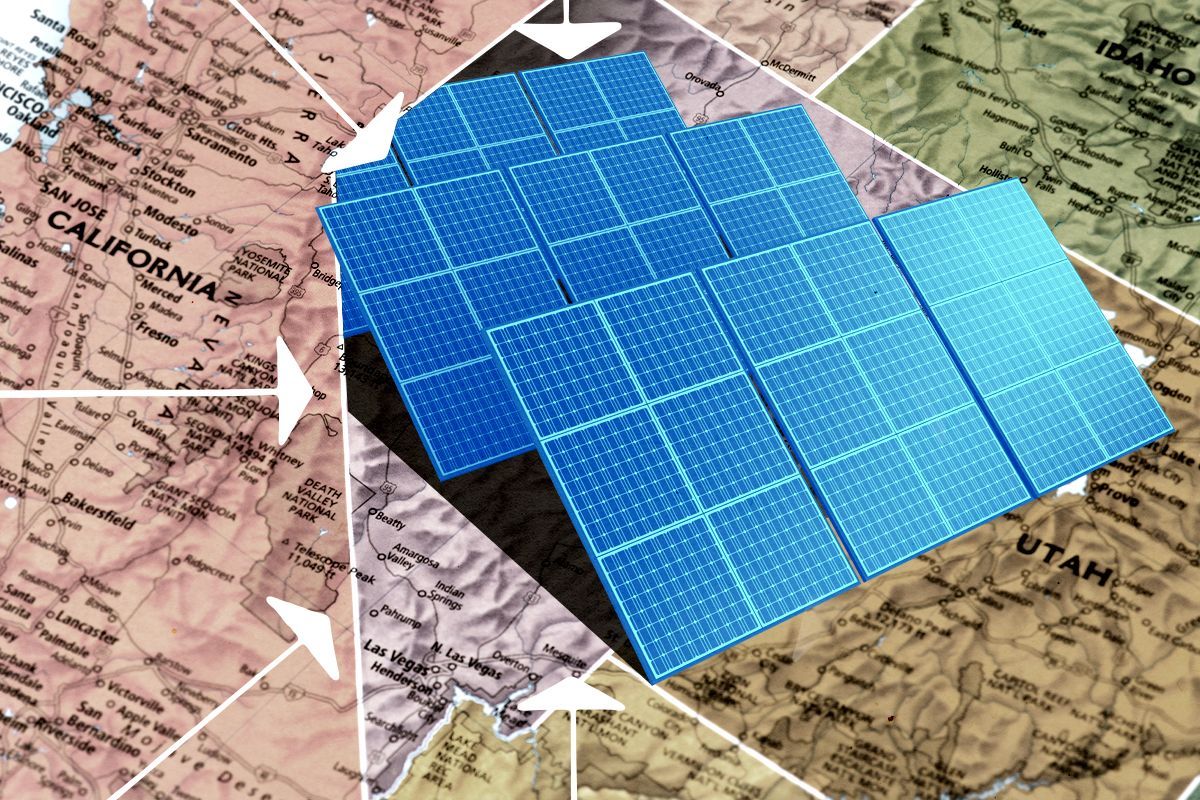 Solar panels.