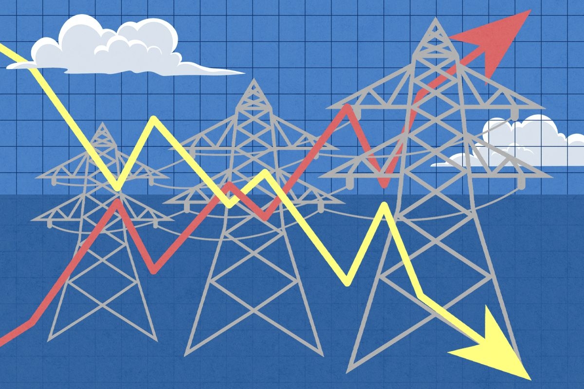 Power lines and graphs.
