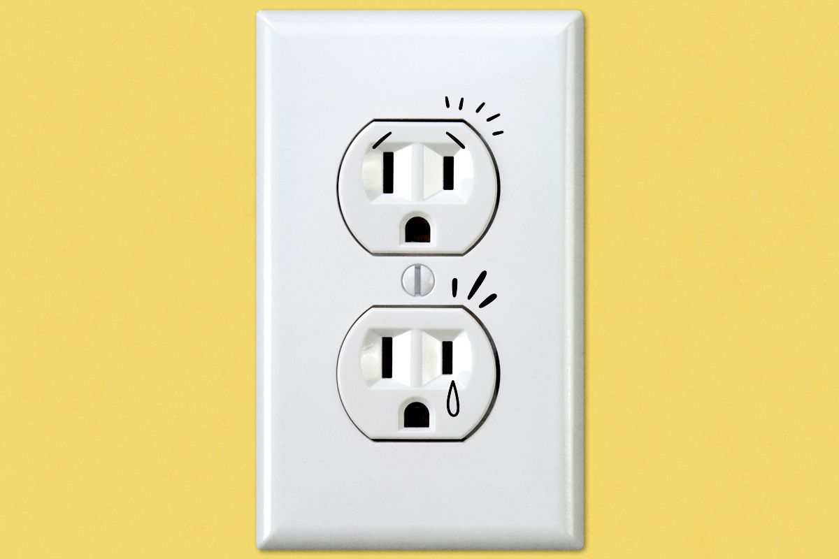 Surprised outlets.