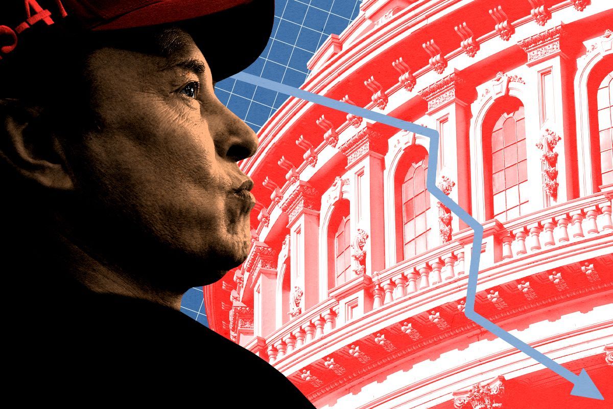 Elon Musk and the Capitol.