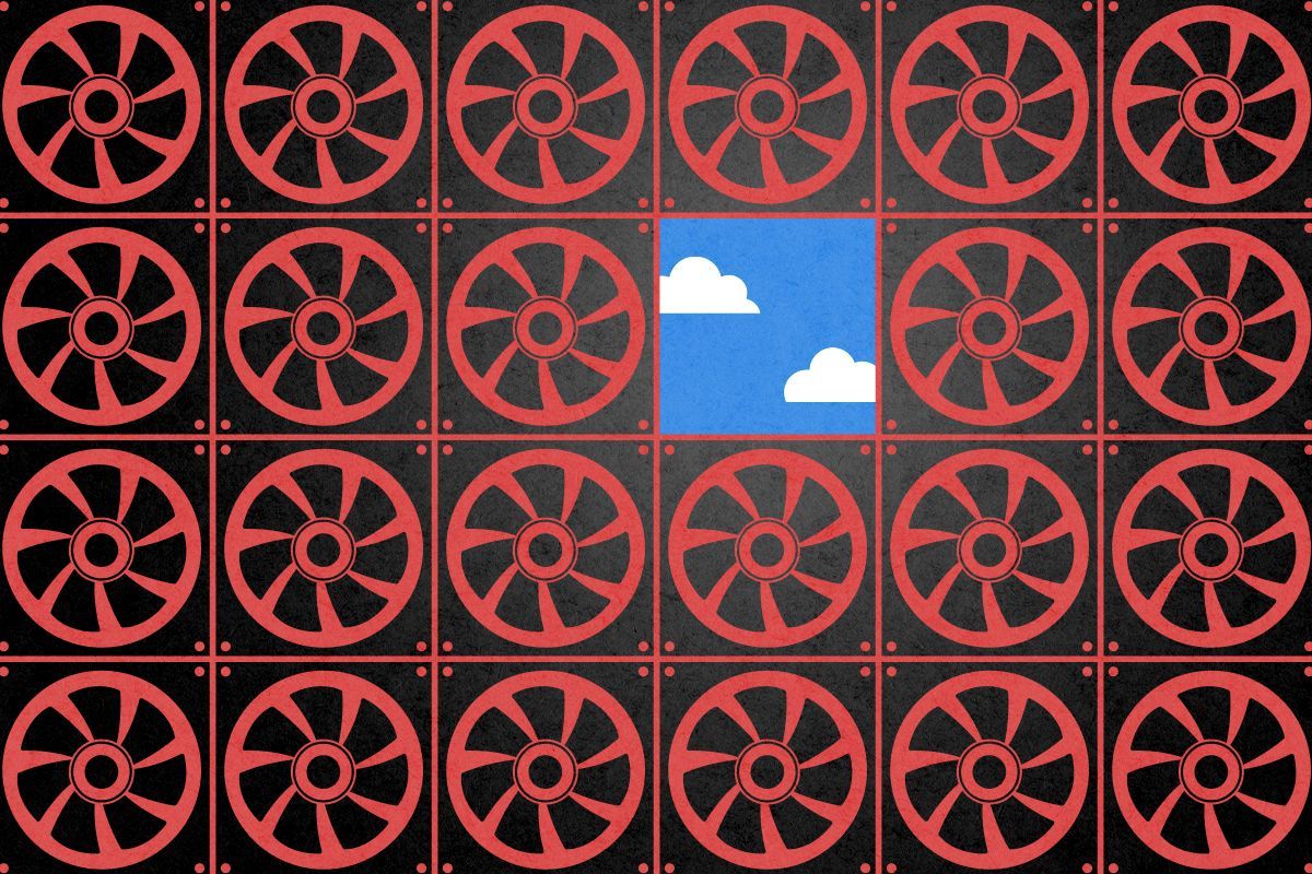 Fans and clouds.