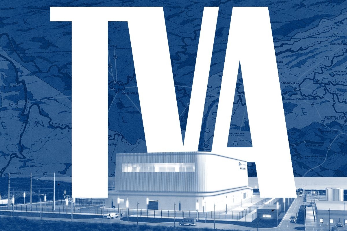 A modular nuclear plant.