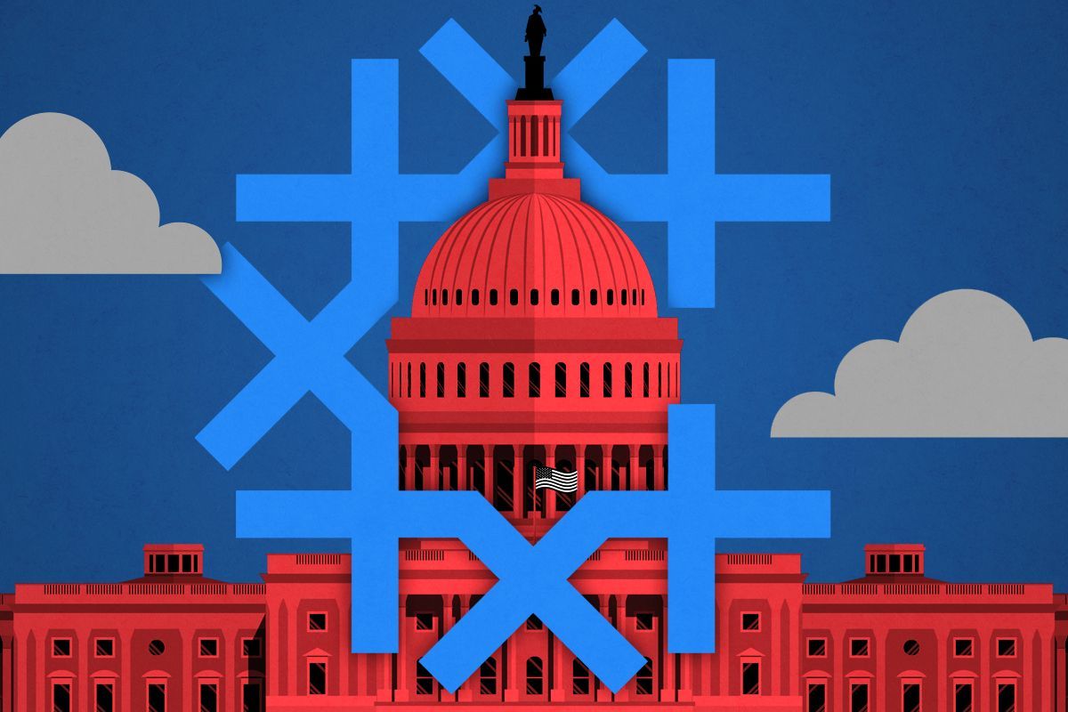 The Capitol and the Crux logo.