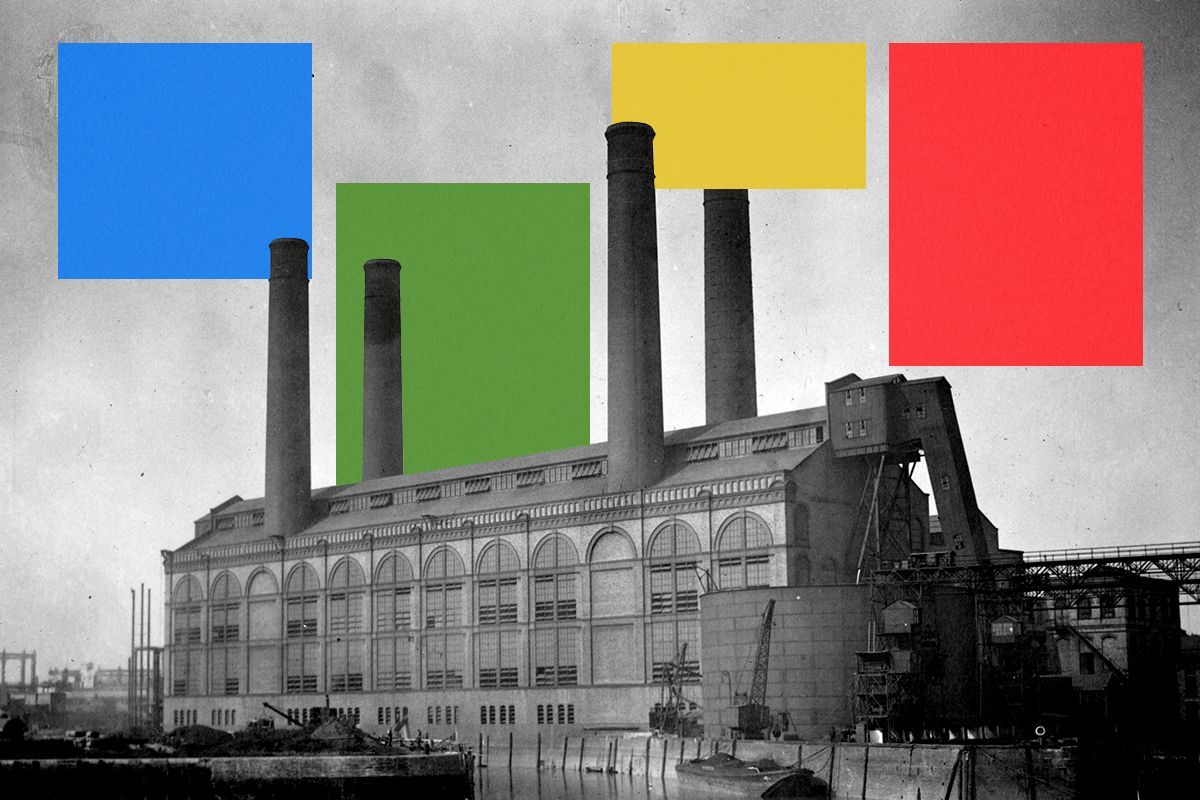 A power station.