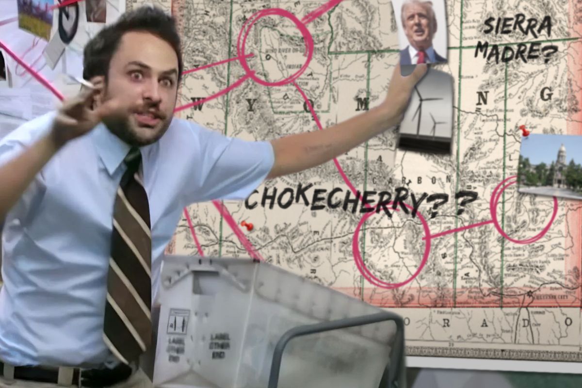 Charlie Day going crazy.