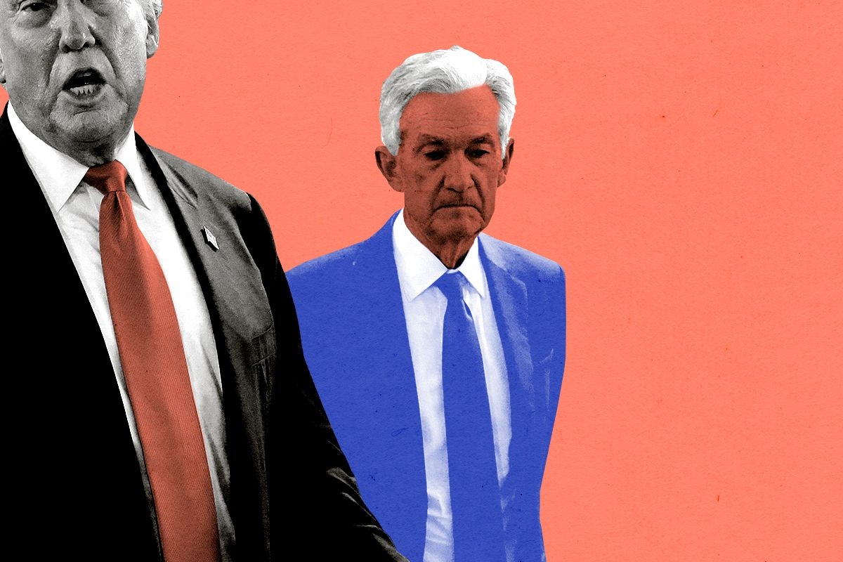 Donald Trump and Jerome Powell.