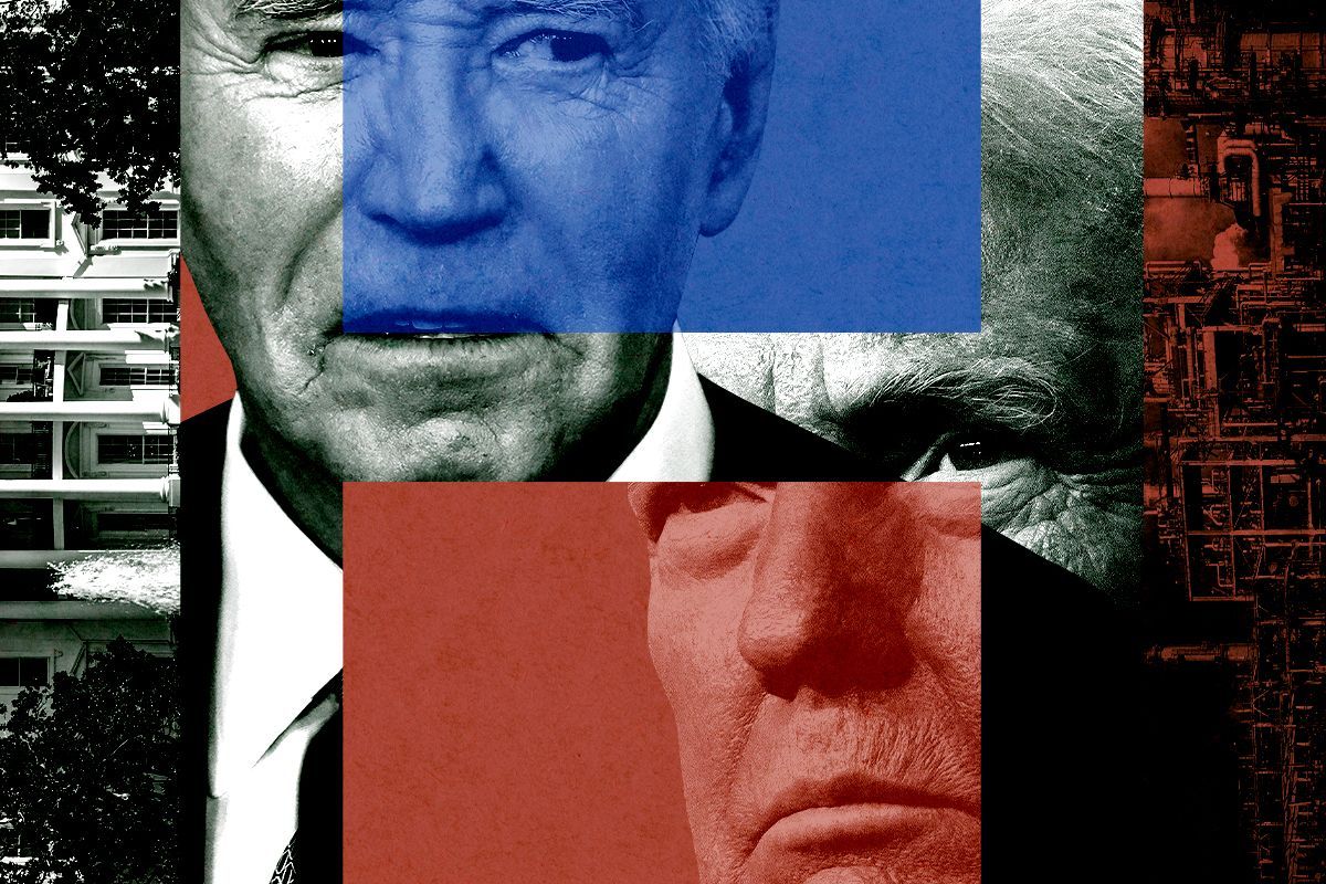 Joe Biden and Donald Trump.