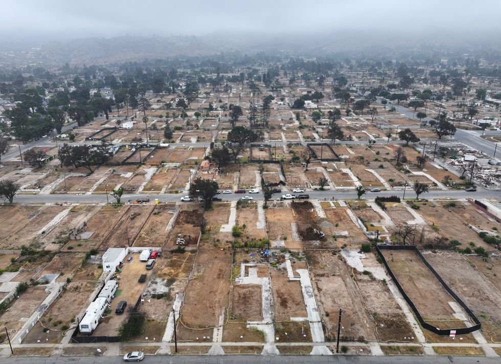 After the cleanup in Altadena, California.