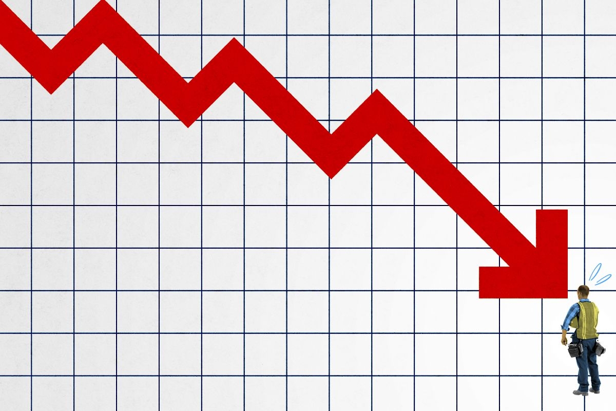 A worker and a graph.