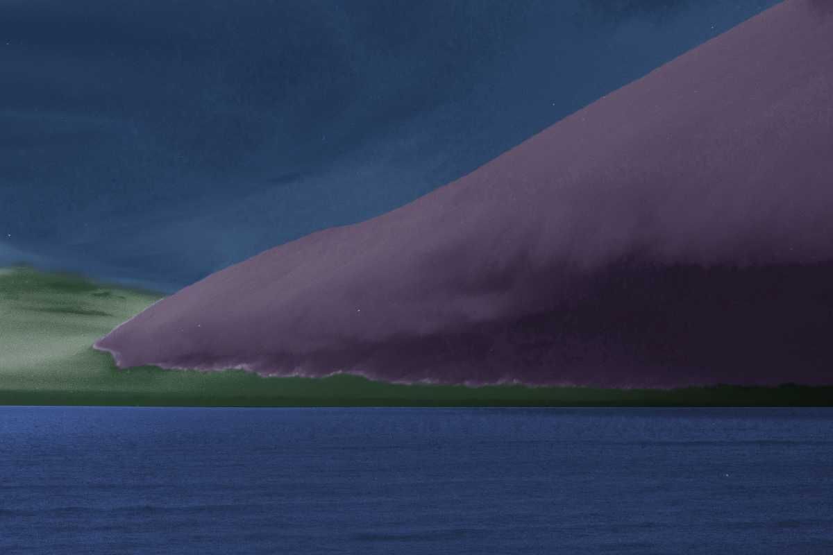 An approaching storm.