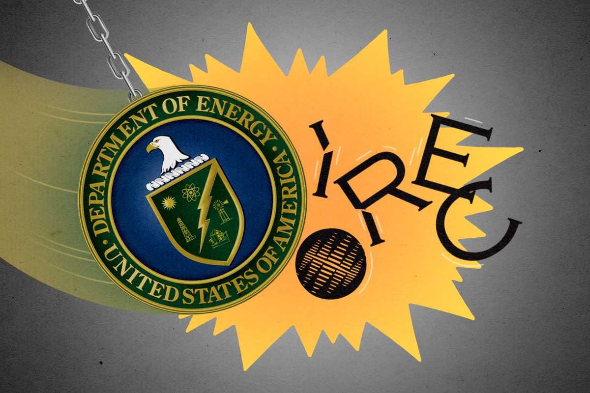 The DOE wrecking ball.