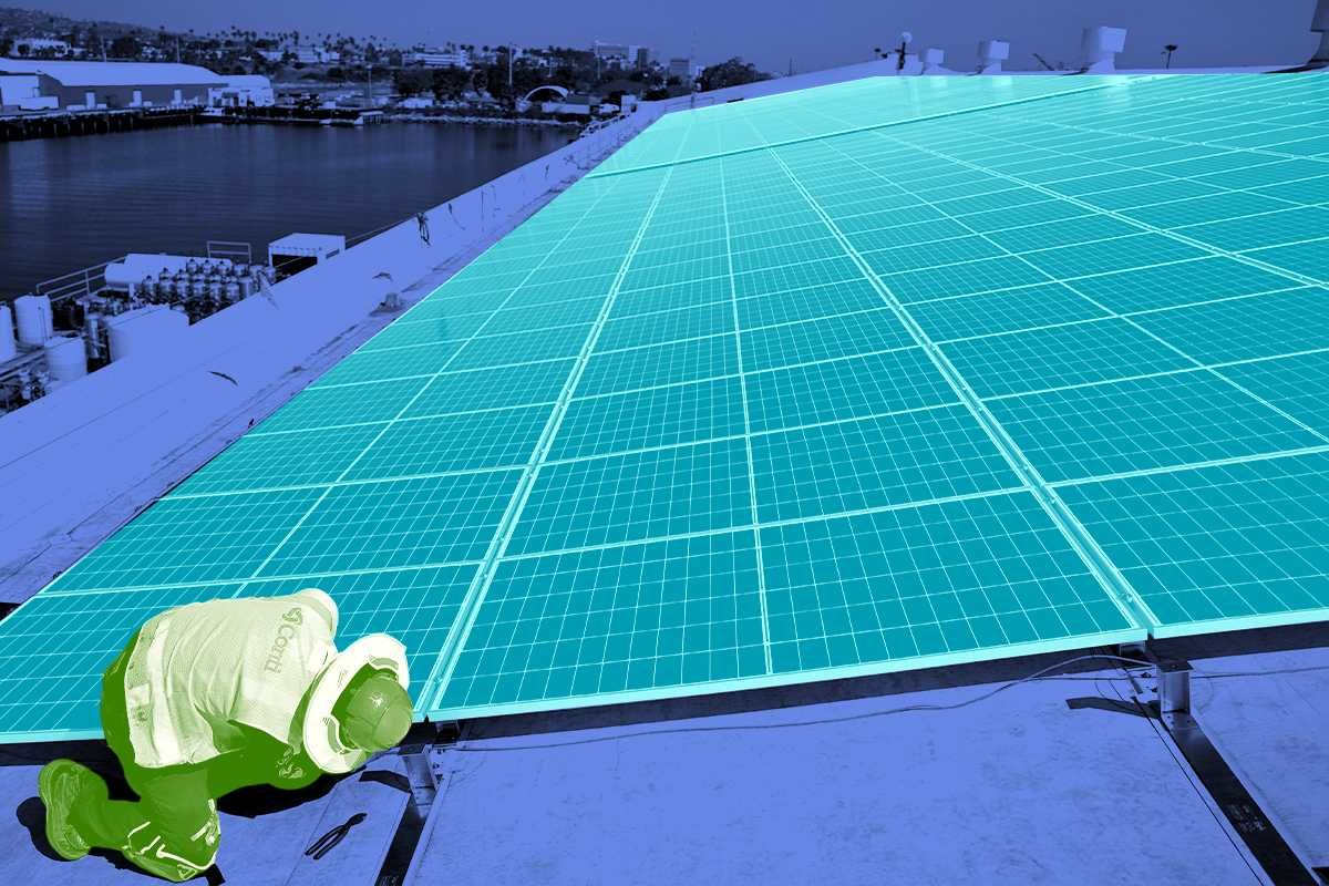 Solar installation.