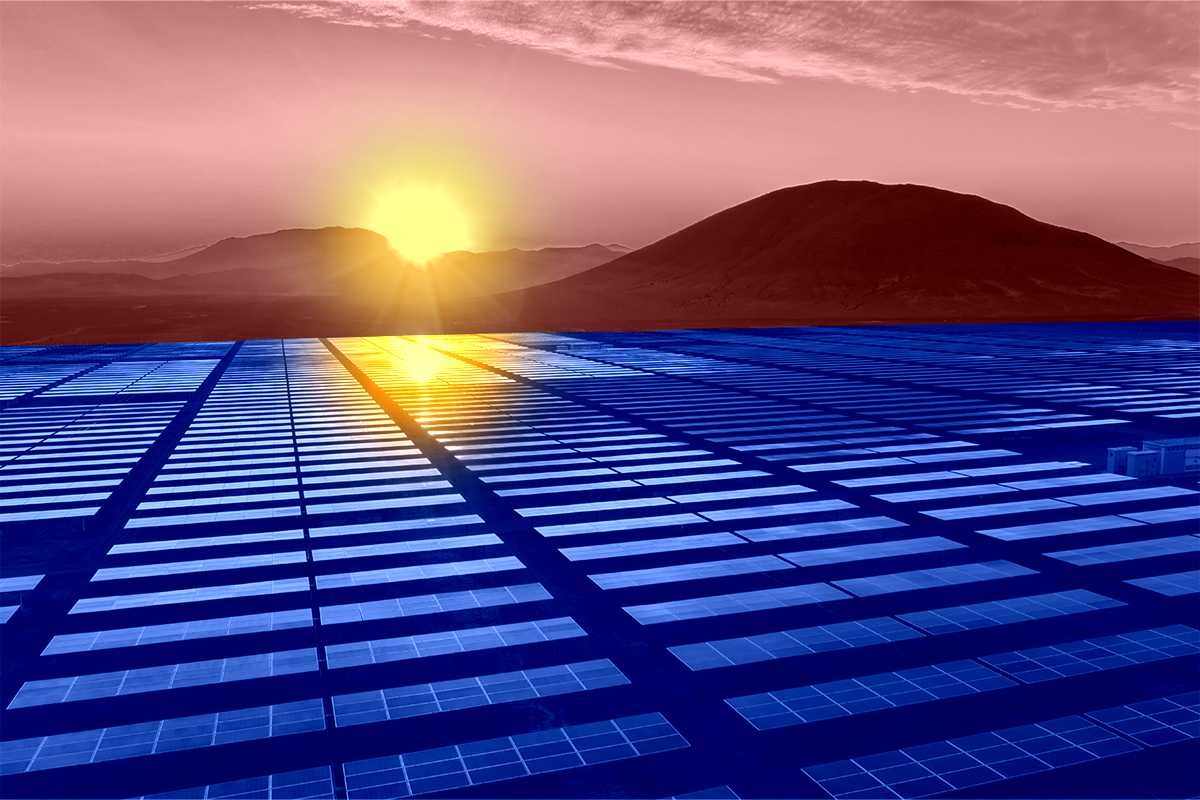 Solar panels.
