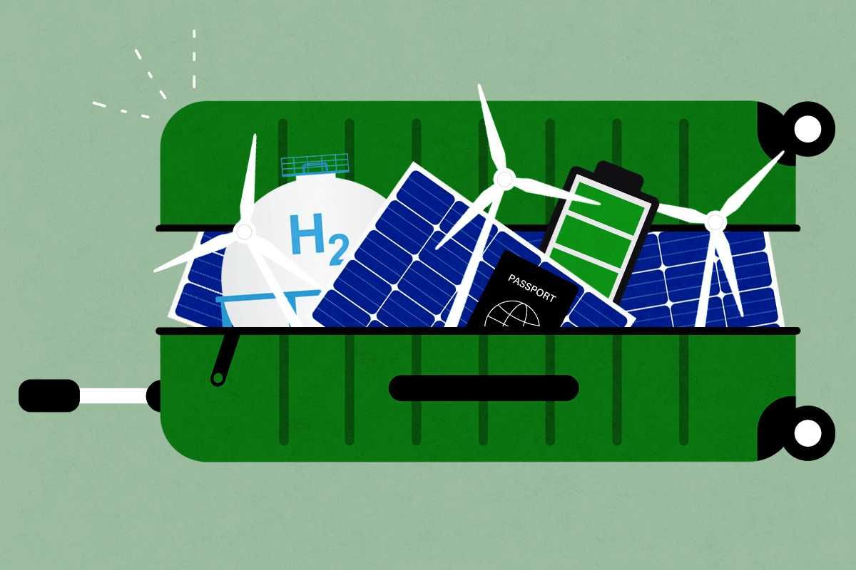 A suitcase full of clean energy.