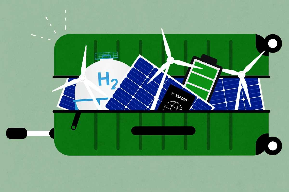 A suitcase full of clean energy.