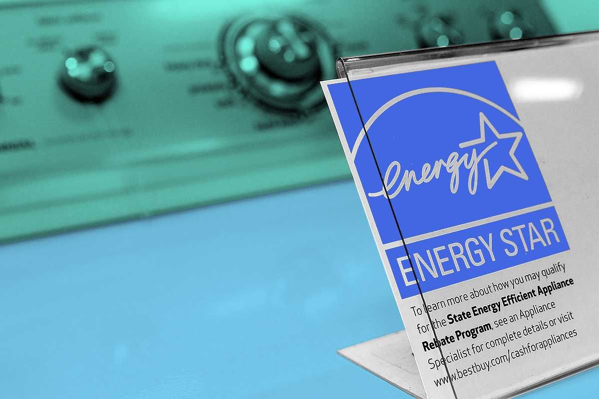 An Energy Star card.