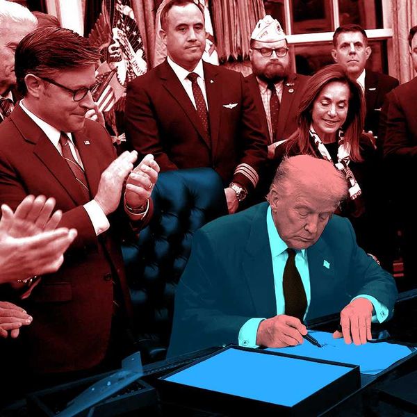 Donald Trump reopening the government.