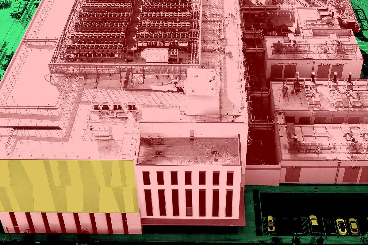 A data center.
