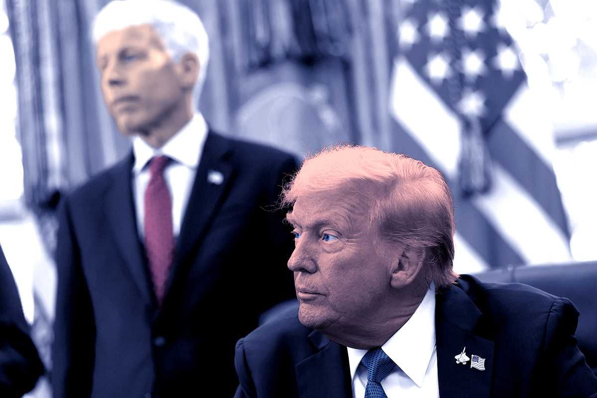 Donald Trump and Chris Wright.