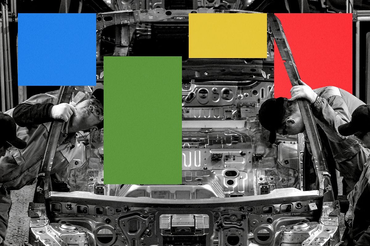 Chinese EV construction.