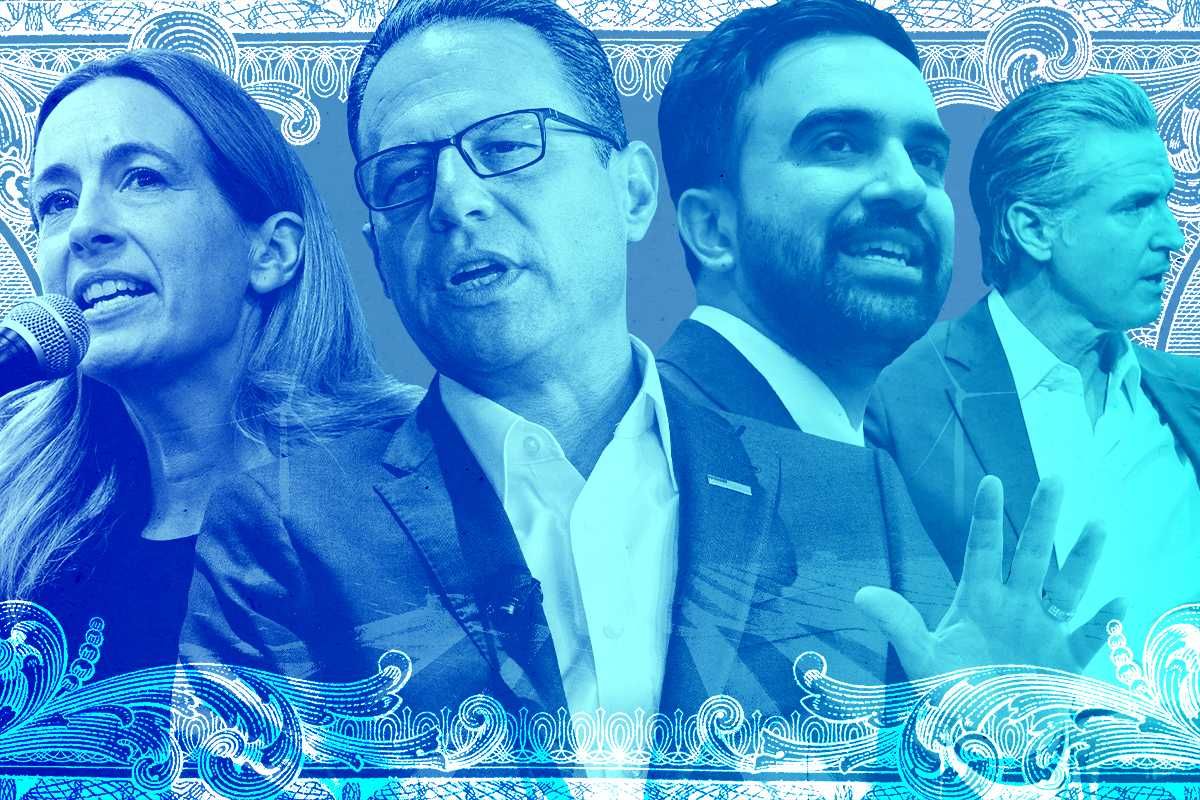 Sherrill, Shapiro, Mamdani, and Newsom.