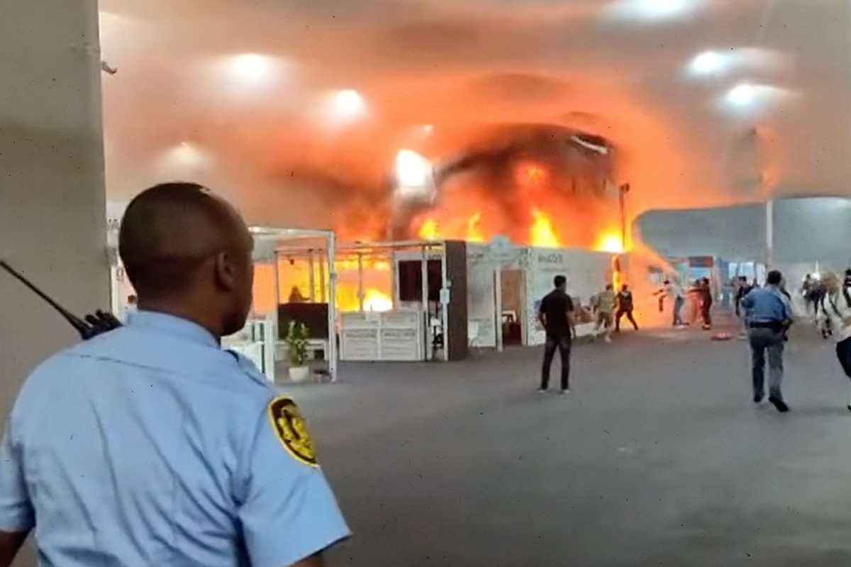 A fire at COP30.